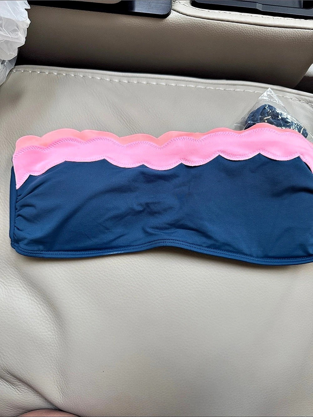 Beach Riot  Top Blue & Pink